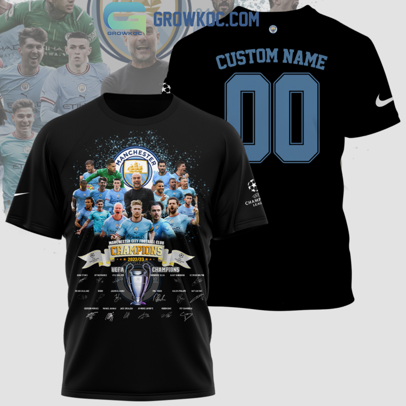 Manchester City UEFA Champions League 2023 T-Shirt