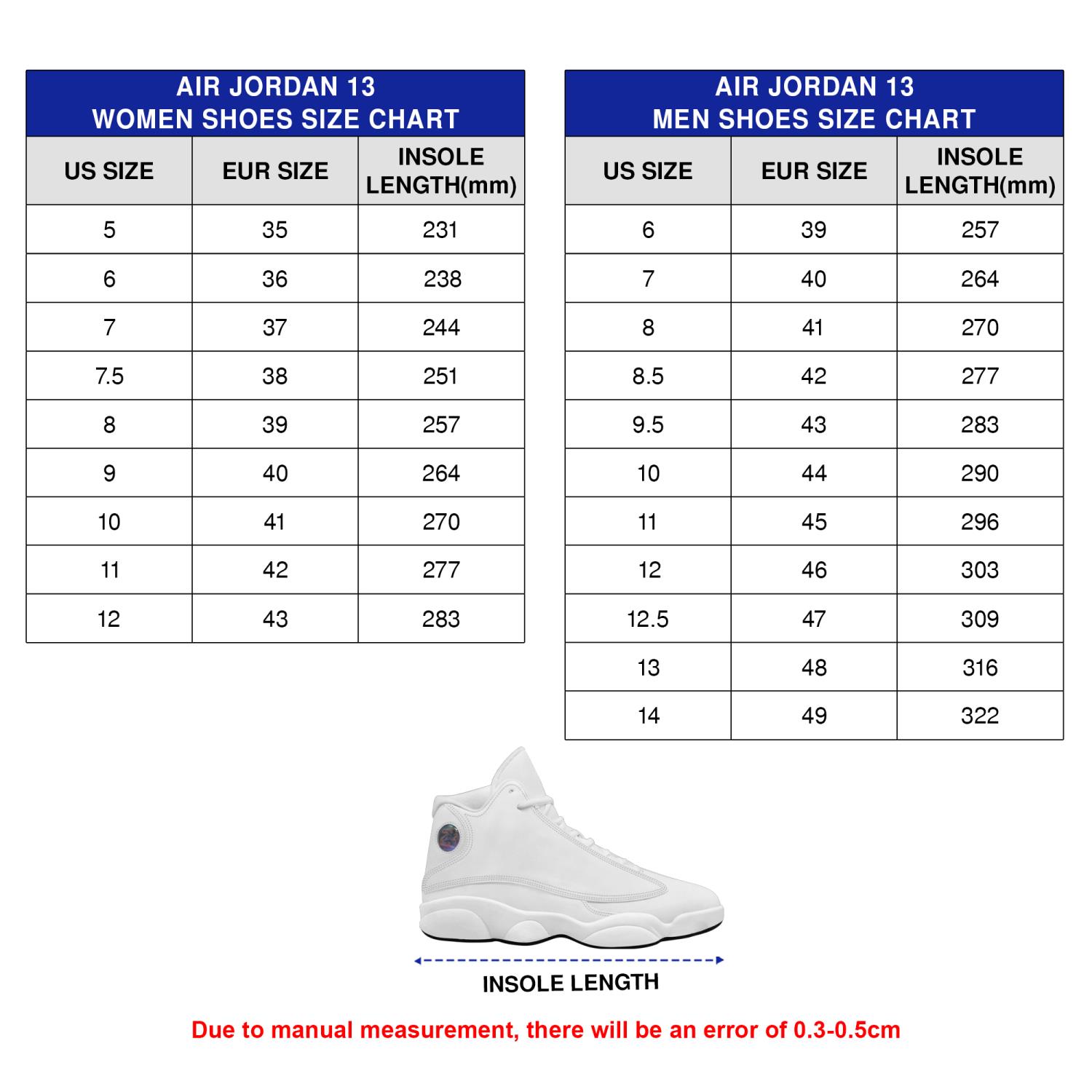 Air Jordan 13 LV Blue Limited Edition Sneaker Shoes