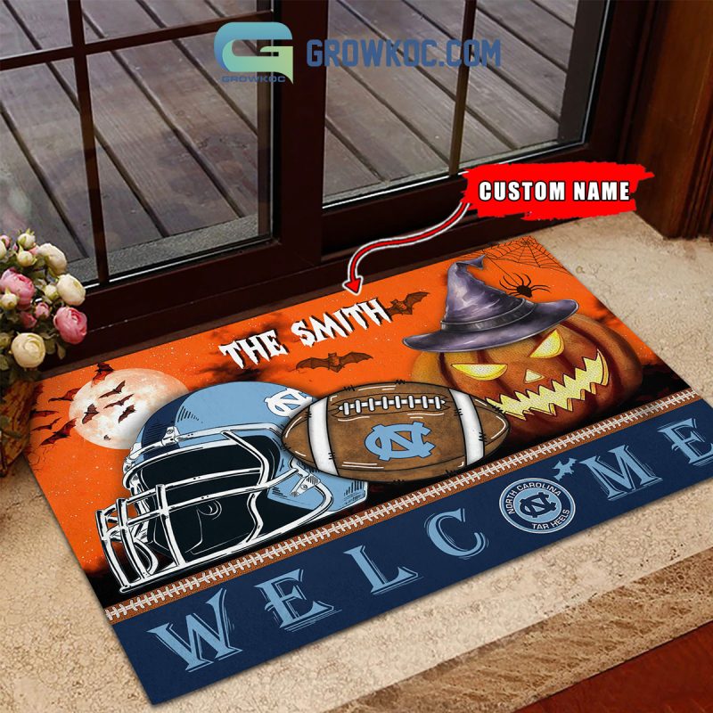 North Carolina Tar Heels Ncaa Football Welcome Halloween Personalized