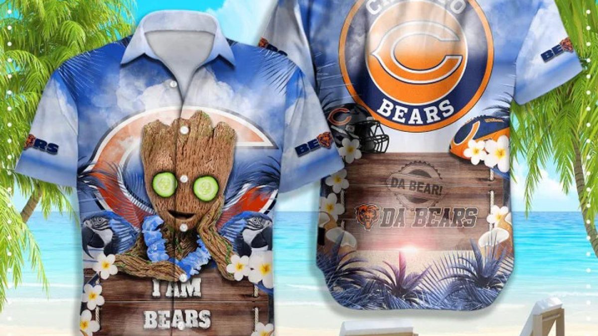 NFL Chicago Bears Short Sleeve Hawaiian Shirts in style 2023 