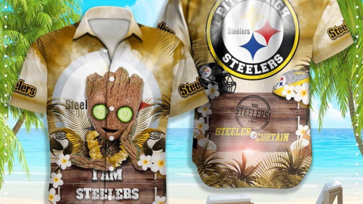 Pittsburgh Steelers NFL Style 6 Summer 3D Hawaiian Shirt And