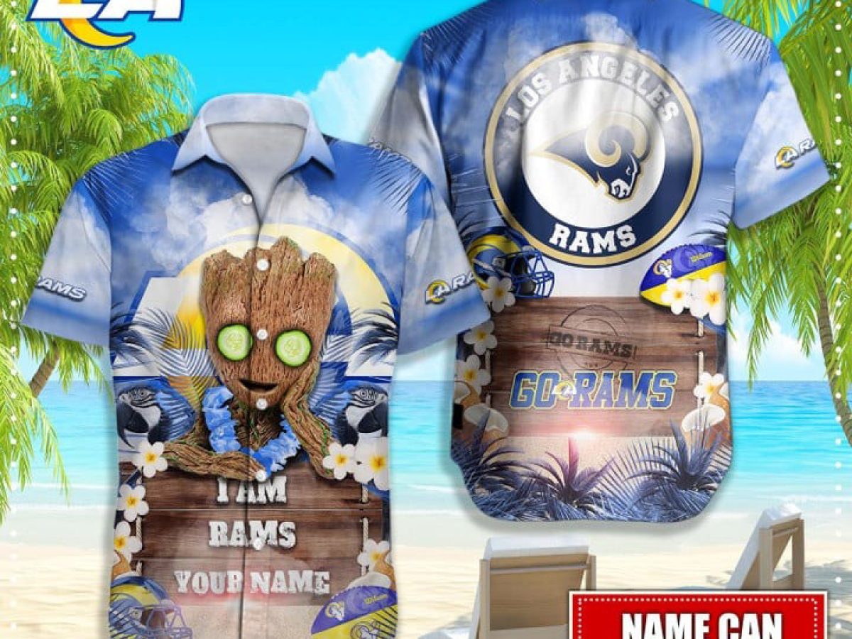 Nfl Los Angeles Rams Tropical Hawaii Summer Hawaiian Shirt