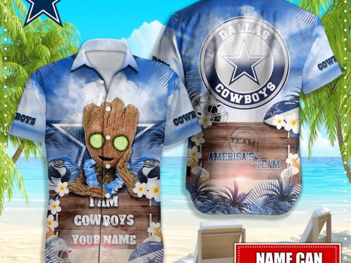 Dallas Cowboys Hawaiian Custom Name For Fans