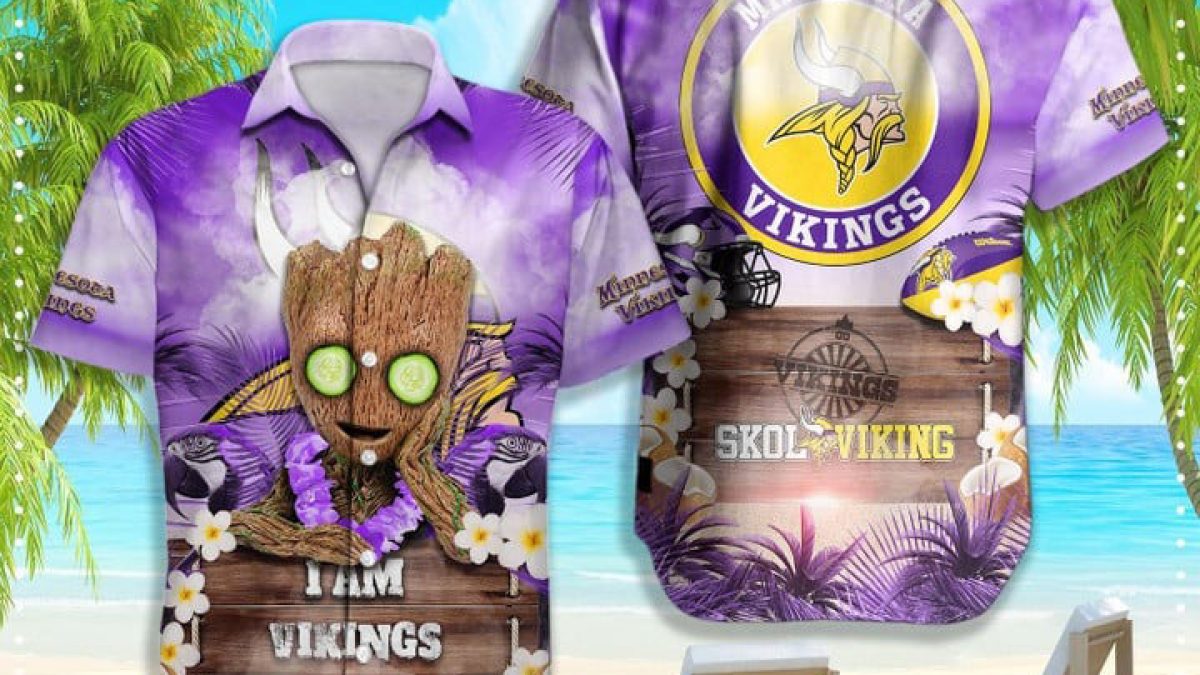 Minnesota Vikings NFL Hawaiian Shirt And Short Summer Tropical