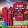 Dallas Cowboys NFL Personalized God First Family Second Baseball Jersey