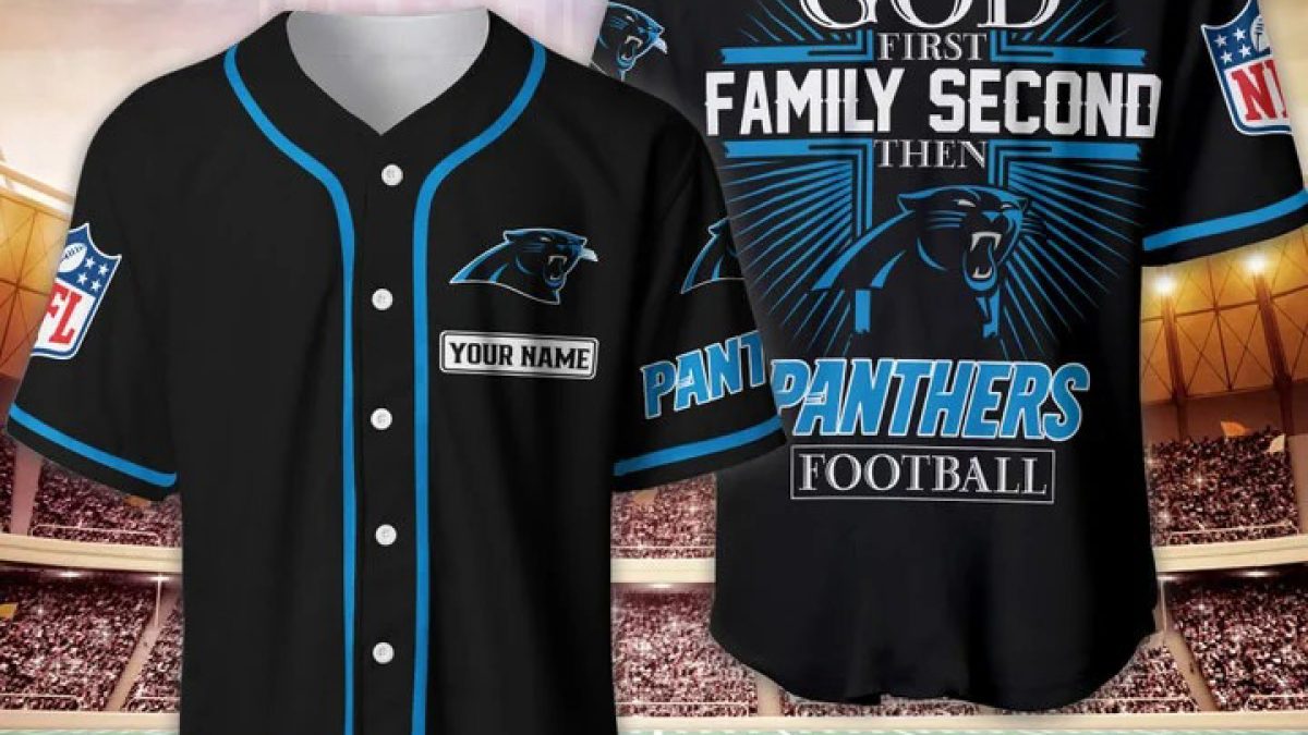 Carolina Panthers Baseball Jersey – Atikapu