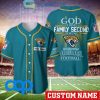 Kansas City Chiefs NFL Personalized God First Family Second Baseball Jersey