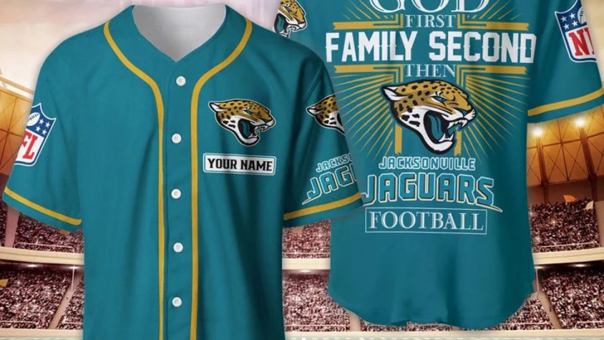 NFL Jacksonville Jaguars Custom Name And Number Ball Fire Baseball