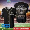 Seattle Seahawks Personalized God First Family Second Baseball Jersey