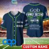 San Francisco 49ers NFL Personalized God First Family Second Baseball Jersey