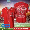 Las Vegas Raiders NFL Personalized God First Family Second Baseball Jersey