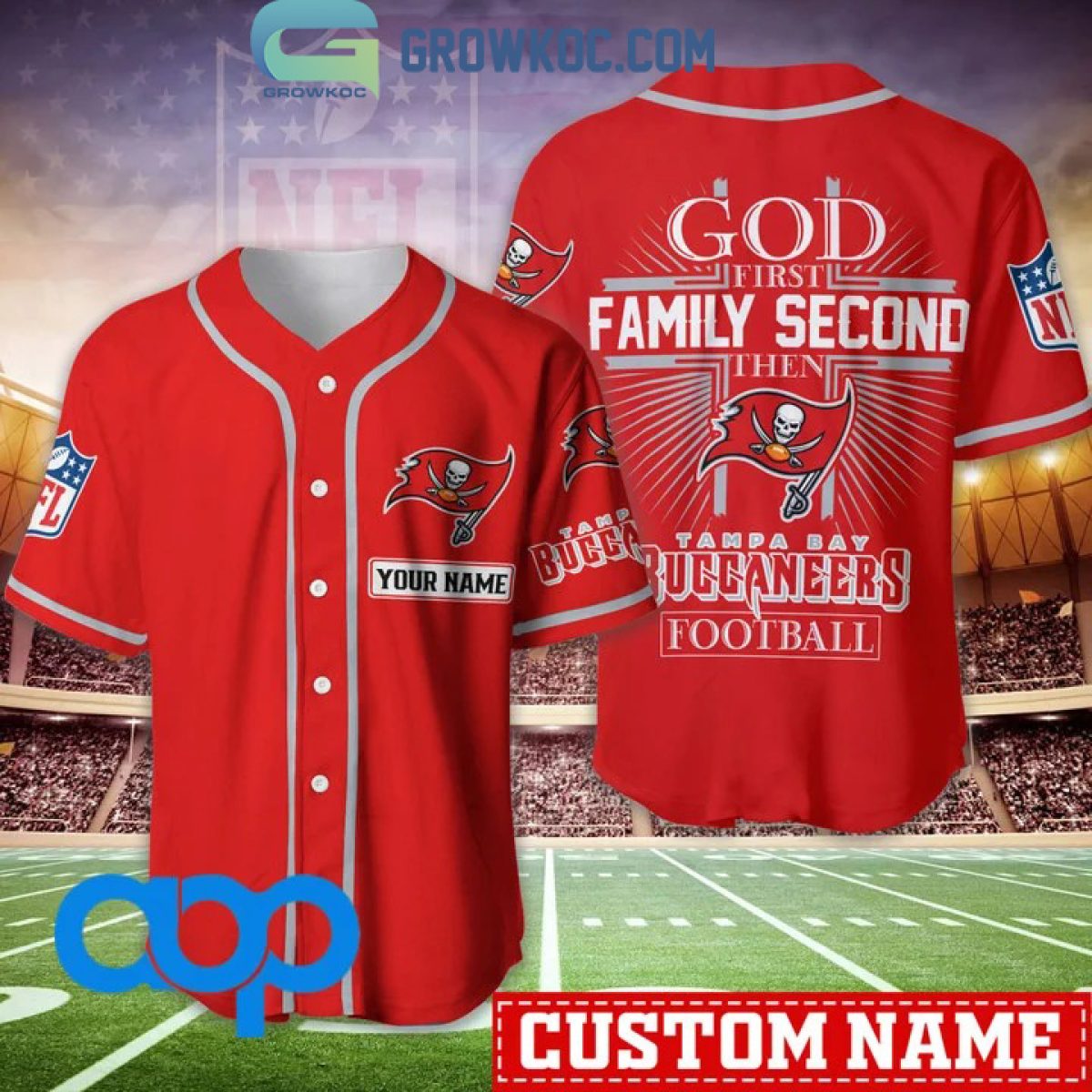 Detroit Lions NFL Personalized God First Family Second Baseball Jersey -  Growkoc