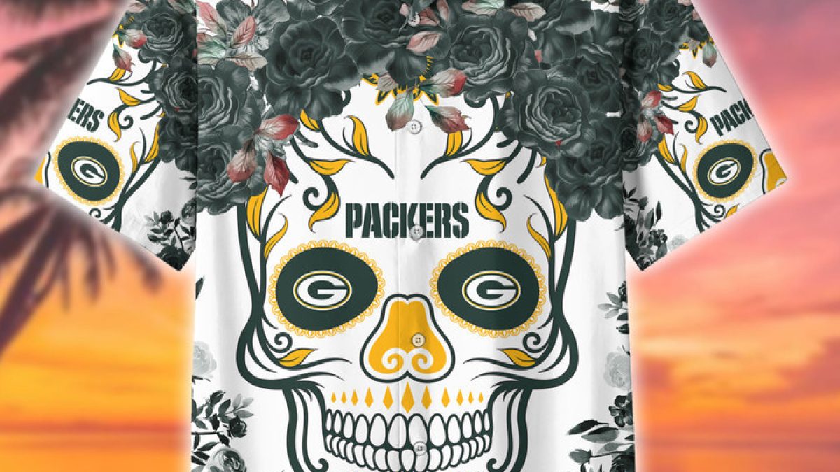 NFL Green Bay Packers 3D T Shirt All Over Print Special Kits With Skull  Stylish Team