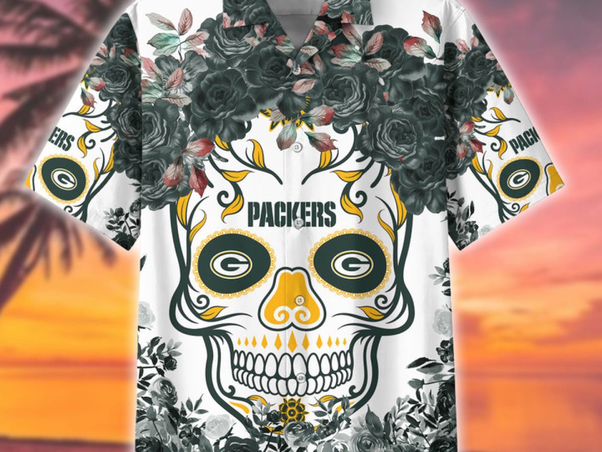 Personalized Green Bay Packers NFL Flower Summer Tropical Hawaiian Shirt -  YesItCustom