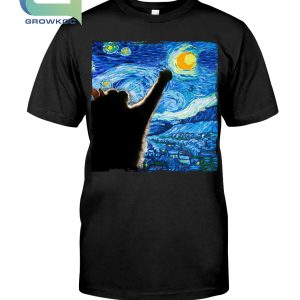 Starry Night Cat Classic T-Shirt