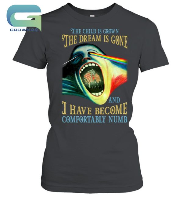 Pink Floyd The Child Is Grown The Dream Is Gone And I Have Become Comfortably Numb T-Shirt