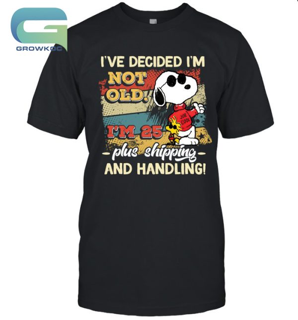 Snoopy Peanuts I’m Decided I’m Not Old Vintage T-Shirt
