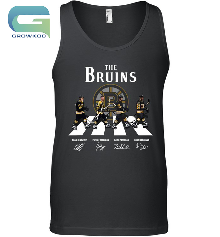 Boston Bruins Walking Abbey Road signatures shirt, hoodie, sweater