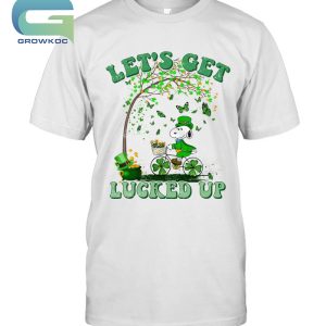 Snoopy Peanuts Let’s Get Lucked Up St Patrick Days Irish T-Shirt