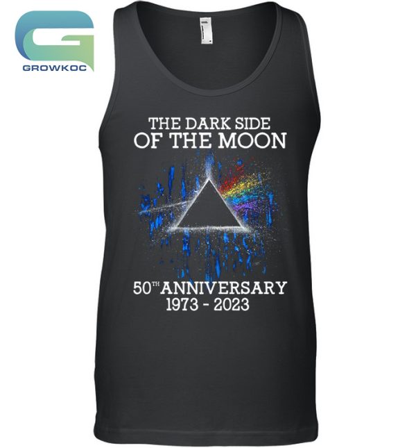 The Dark Side Of The Moon 50th Anniversary 1973-2023 Pink Floyd Rock Band T-Shirt