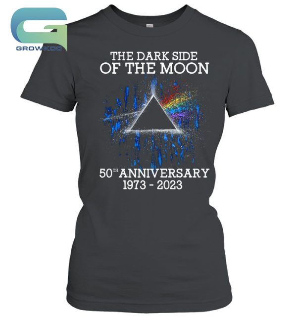 The Dark Side Of The Moon 50th Anniversary 1973-2023 Pink Floyd Rock Band T-Shirt