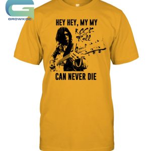 Neil Young Hey Hey, My My Rock And Roll Can Never Die T-Shirt