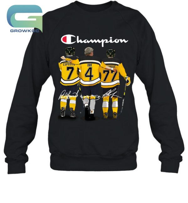 Boston Bruins Champion Legend Team T-Shirt