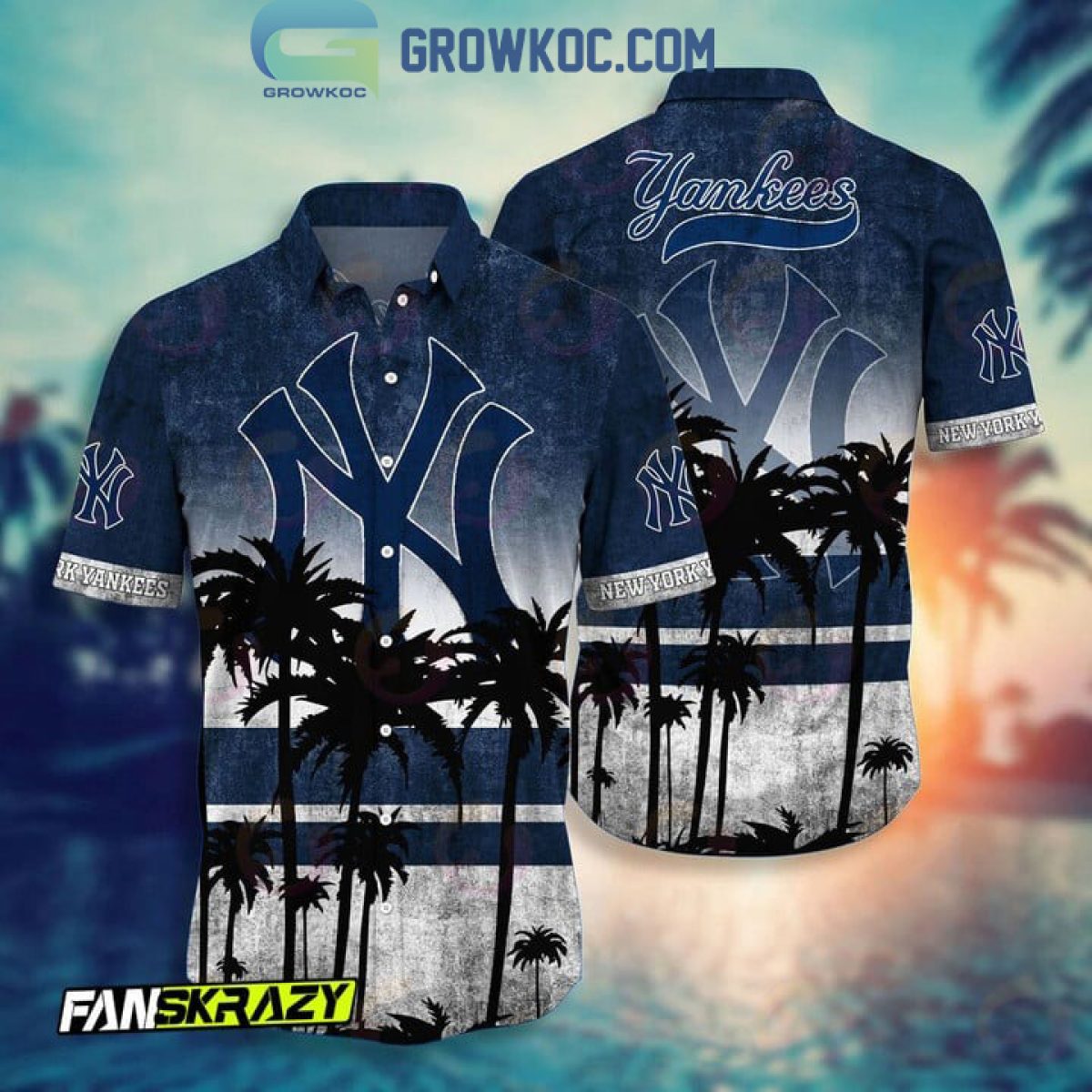 Tropical Summer New York Yankees Trending Summer Hawaiian Shirt - Binteez