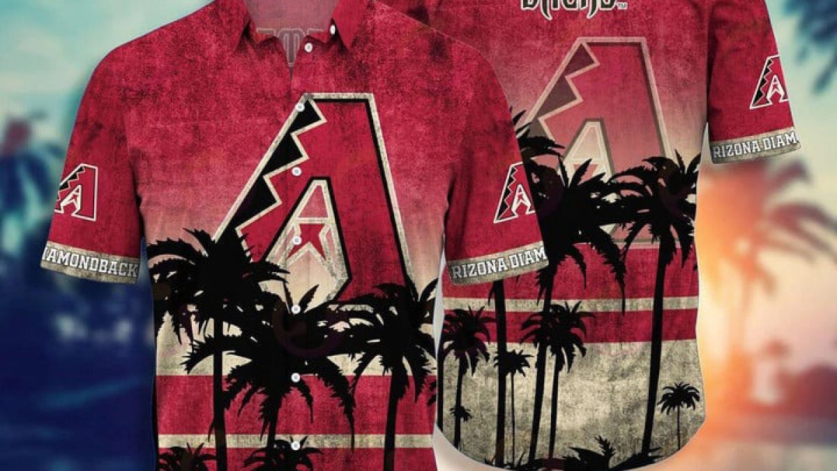 Arizona Diamondbacks MLB Personalized Palm Tree Hawaiian Shirt - Growkoc