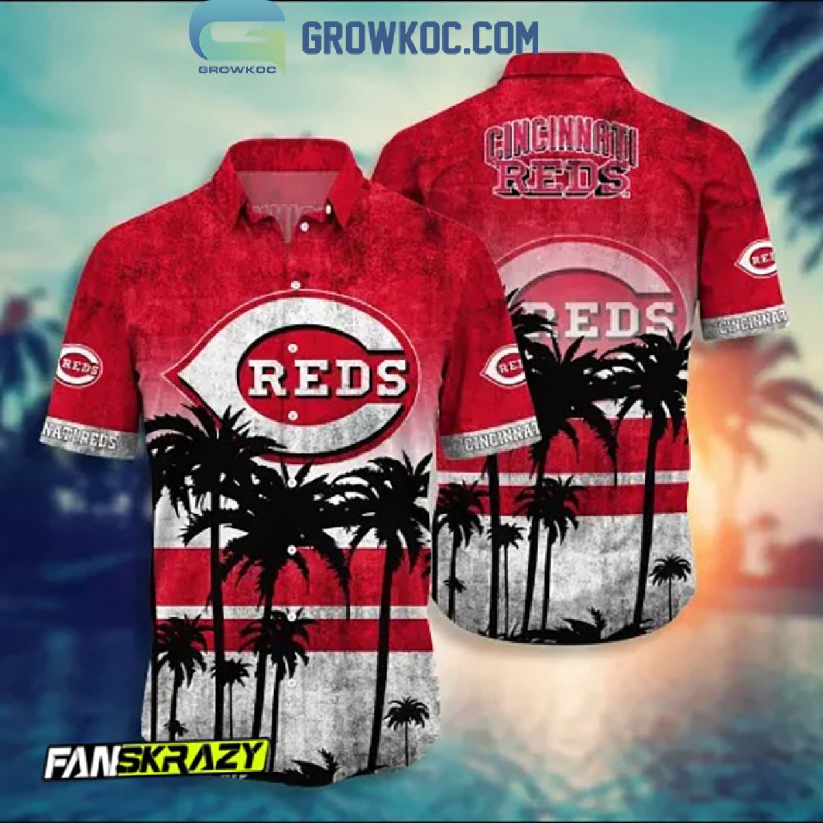 Cincinnati Reds MLB Quarter Style Hawaiian Shirt For Fans - Banantees