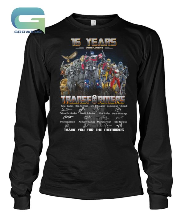 15 Years Transformers 2007-2023 T-Shirt