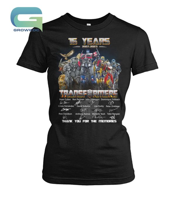 15 Years Transformers 2007-2023 T-Shirt