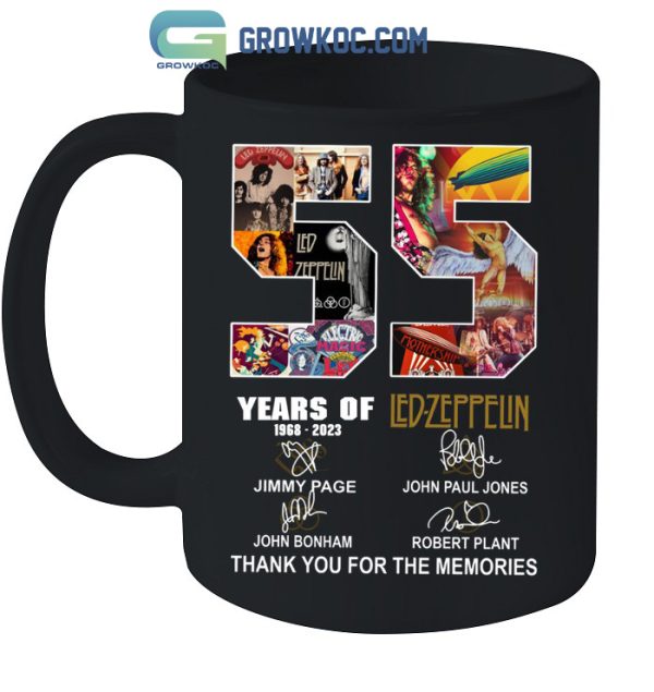 55 Years Of Led Zeppelin 1968-2023 T-Shirt