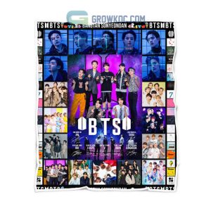 BTS Bangtan Sonyeondan Fleece Blanket, Quilt