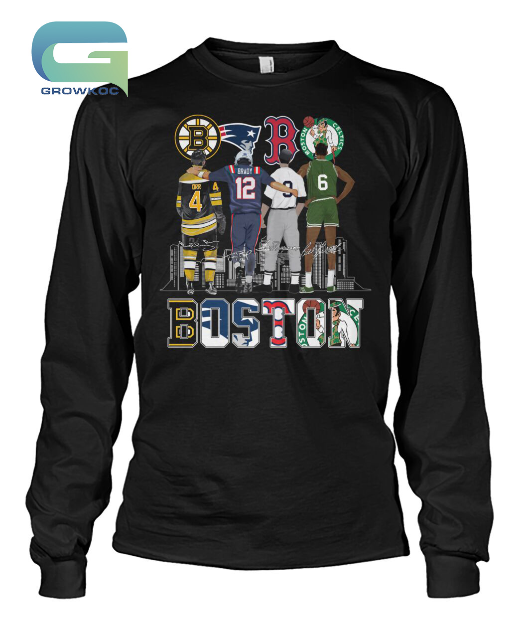 Boston City Of Champions Legends Celtics Bruins Red Sox and New