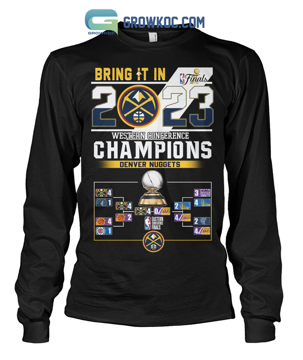 Bring It In 2023 Western Conference Champions Denver Nuggets T-Shirt