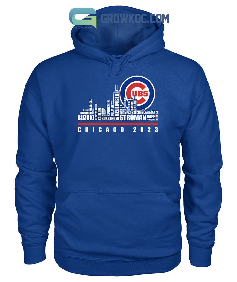 Chicago Cubs MLB Roster 2023 T-Shirt - Growkoc