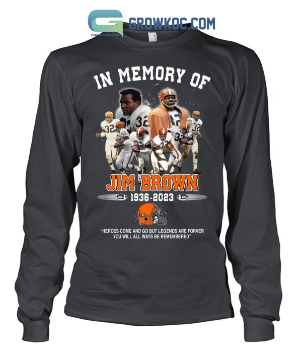 Cleveland Browns In Memory Of Jim Brown May 18 2023 T-Shirt