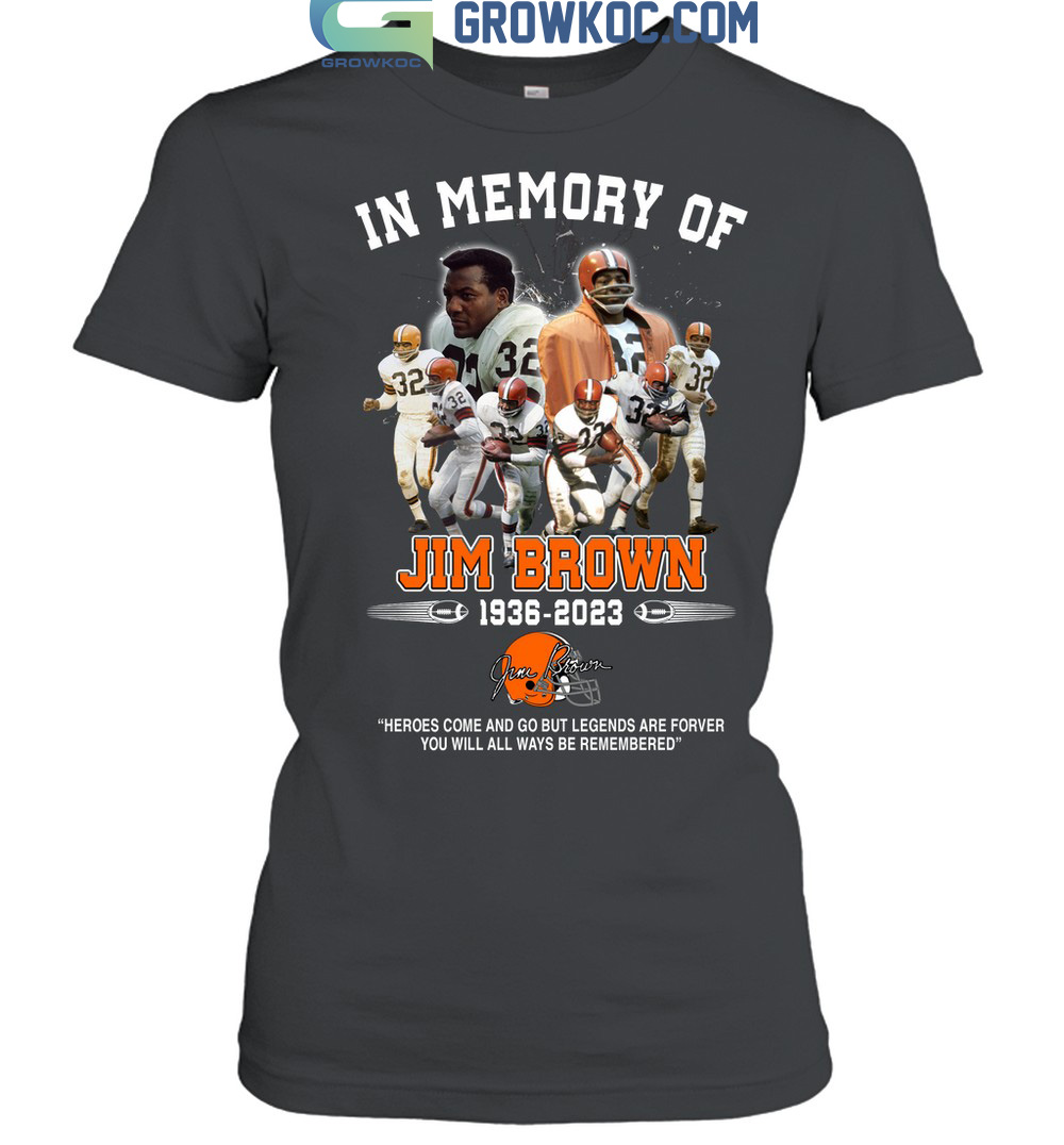 NFL Legends The Running Back Jim Brown Cleveland Browns 1936-2023 shirt,  hoodie, sweater, long sleeve and tank top