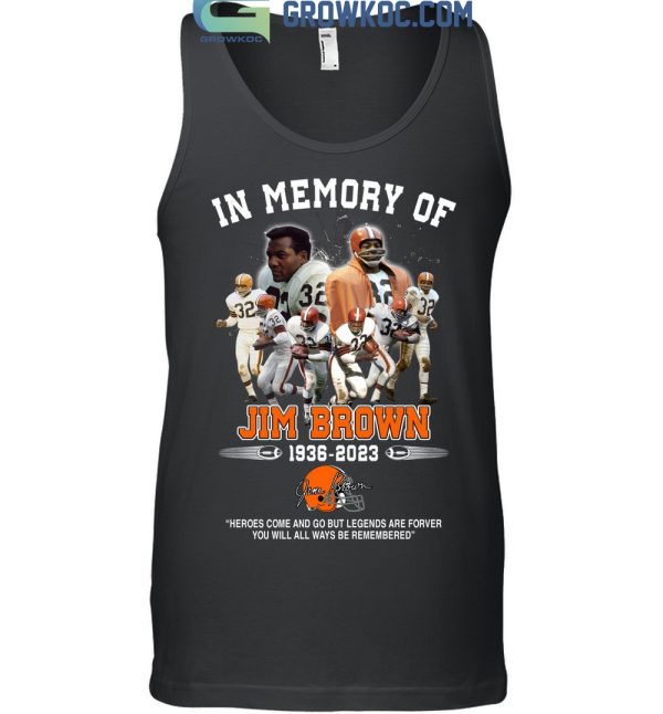 Cleveland Browns In Memory Of Jim Brown May 18 2023 T-Shirt