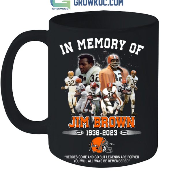 Cleveland Browns In Memory Of Jim Brown May 18 2023 T-Shirt