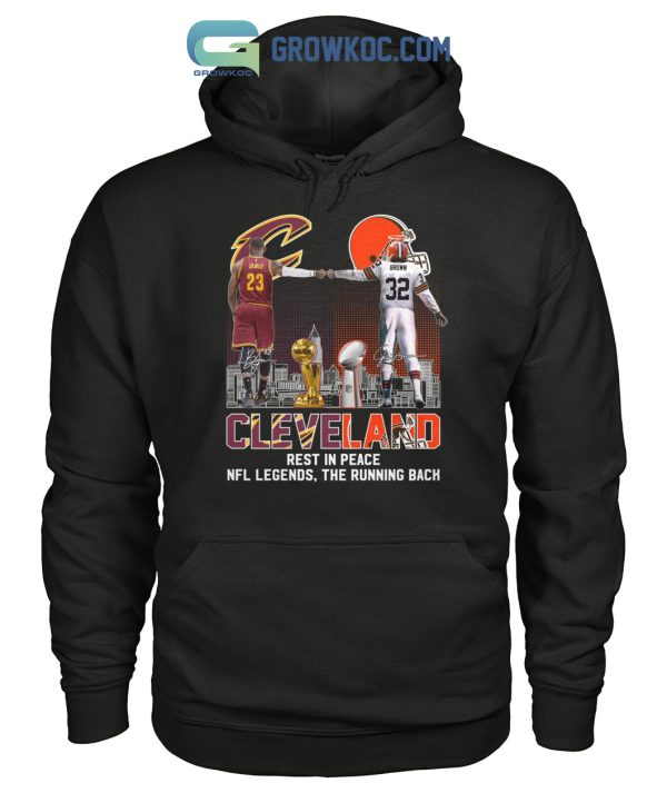 Cleveland Jim Brown Rest In Peace NFL Legends The Running Back T-Shirt