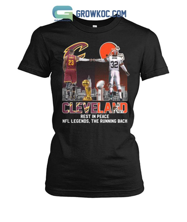 Cleveland Jim Brown Rest In Peace NFL Legends The Running Back T-Shirt