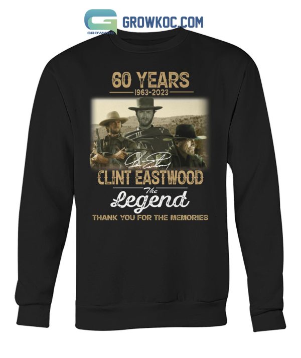 Clint Eastwood 60 Years 1963-2023 The Legend Shirt