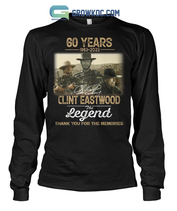 Clint Eastwood 60 Years 1963-2023 The Legend Shirt