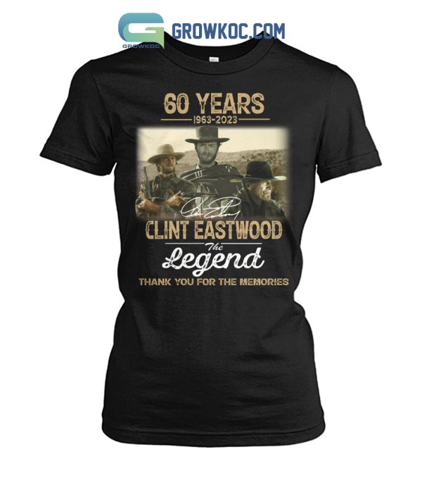 Clint Eastwood 60 Years 1963-2023 The Legend Shirt