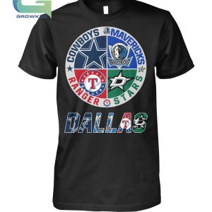 Dallas Cowboys Mavericks Ranger Stars T-Shirt