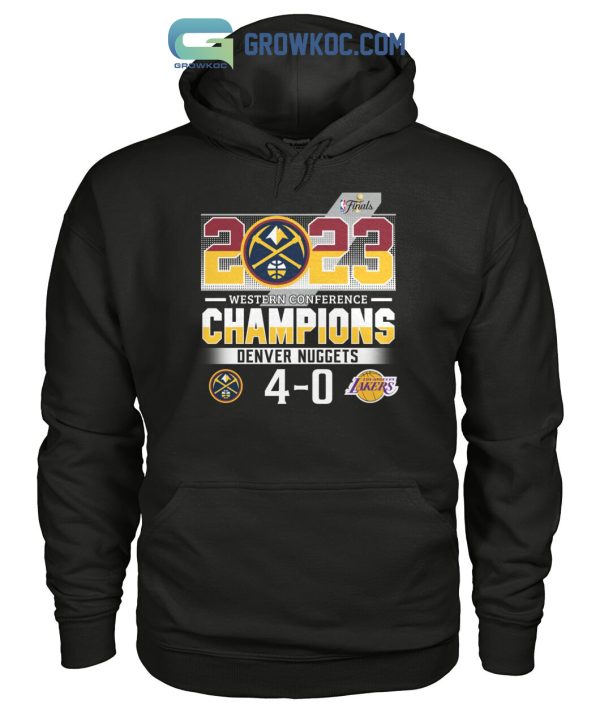 Denver Nuggets 2023 Western Conference Finals Champions T-Shirt