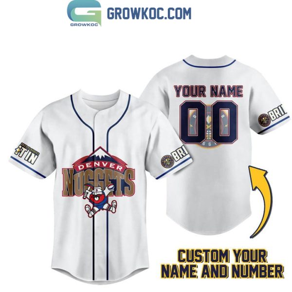 Denver Nuggets Personalized 2023 Playoffs Baseball Jersey