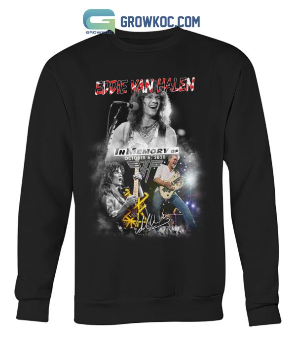 Eddie Van Halen In Memory Of October 6 2020 T-Shirt